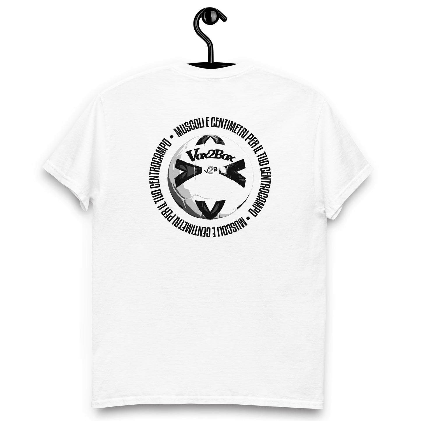 T-Shirt Muscoli Centimetri BACK - Bianca