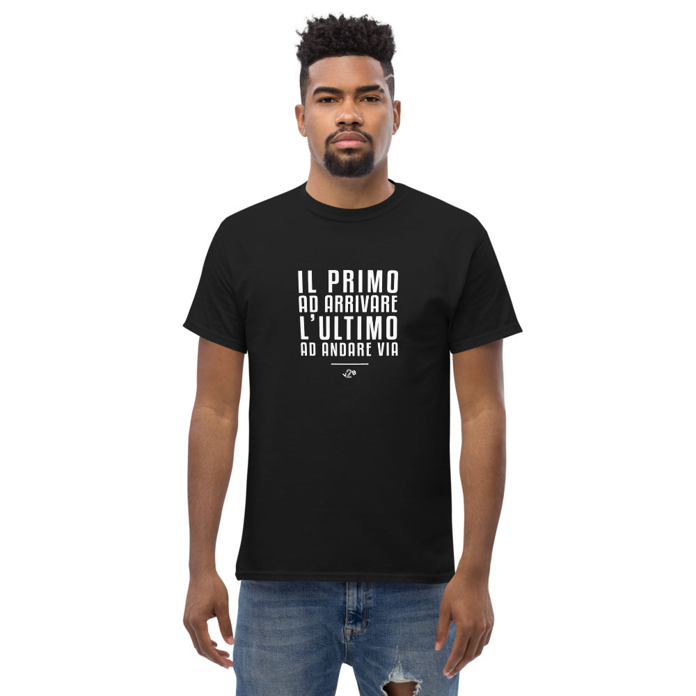 T-Shirt Il Primo ad Arrivare FRONT - Nera