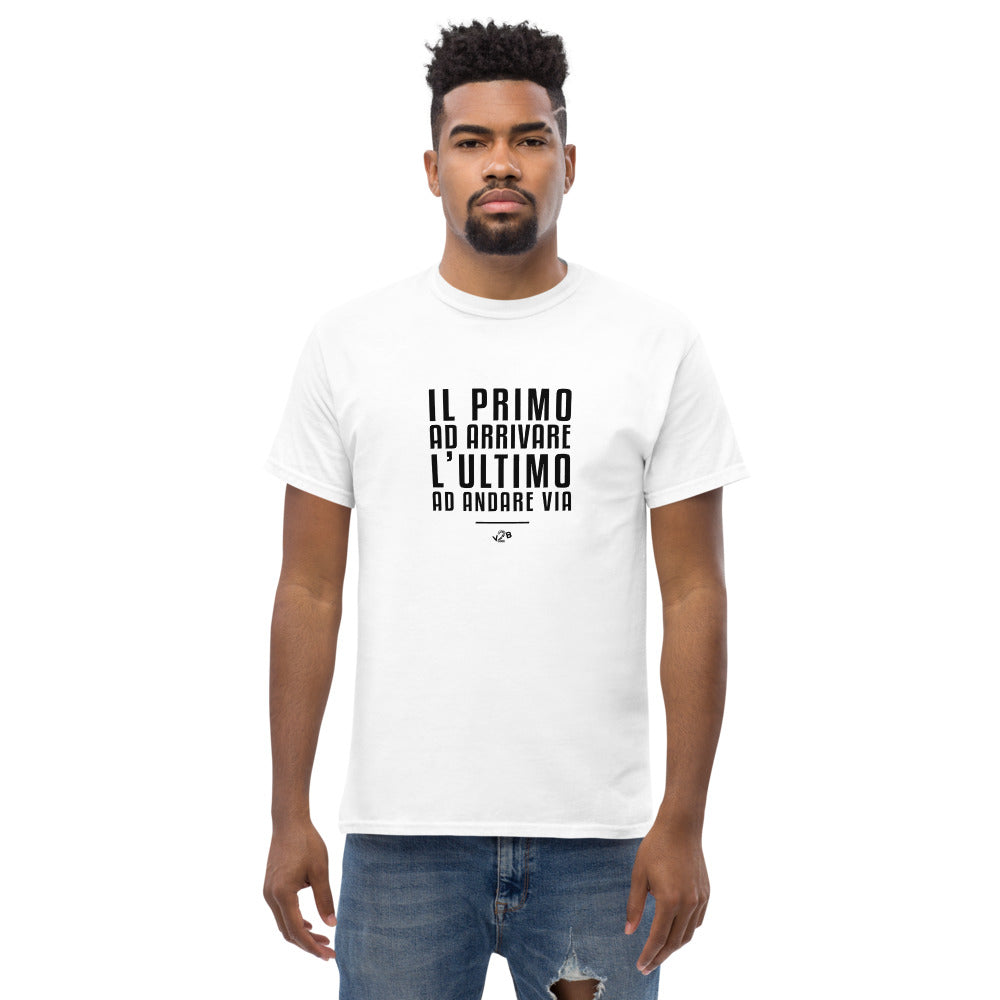 T-Shirt Il Primo ad Arrivare FRONT - Bianca