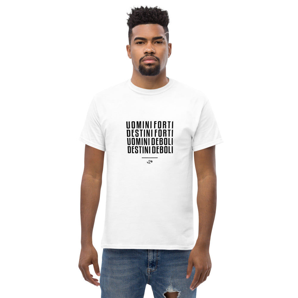 T-Shirt Uomini Forti FRONT - Bianca